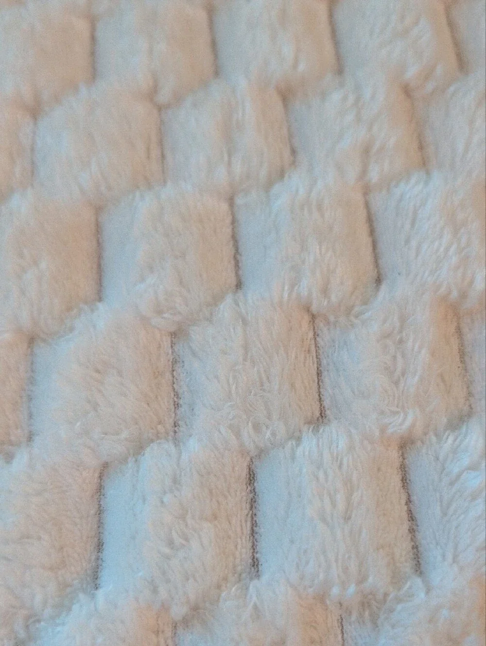 Plush Textured White Throw Blanket - Home Bedding